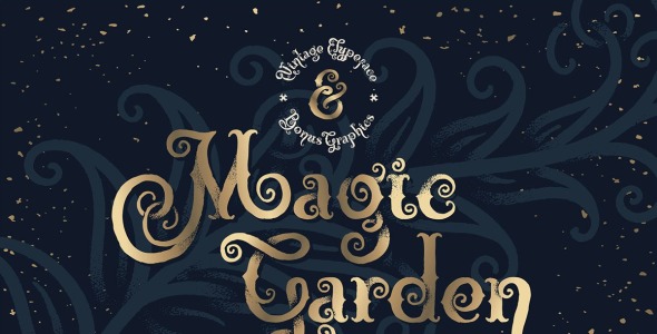 Шрифт на тему графика