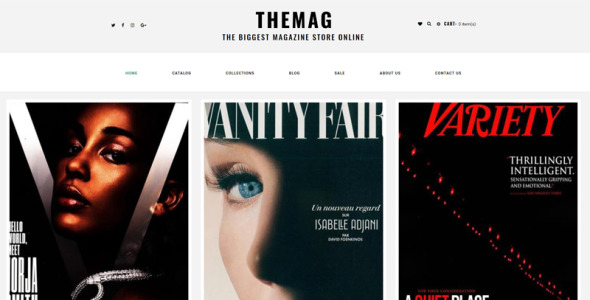 используйте тему shopify