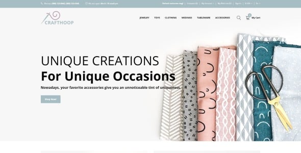 безумный шаблон opencart