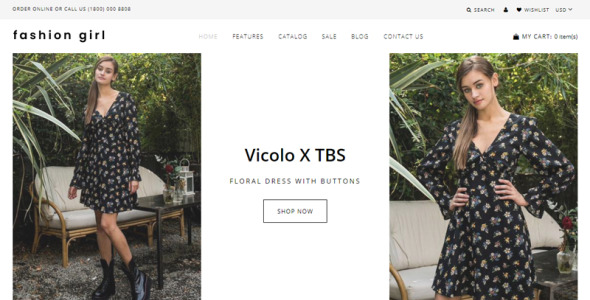 используйте тему shopify