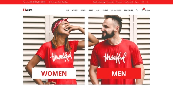 использовать шаблон opencart