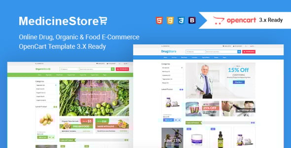 шаблон commerce opencart