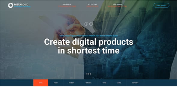 разработка программного обеспечения wordpress тема