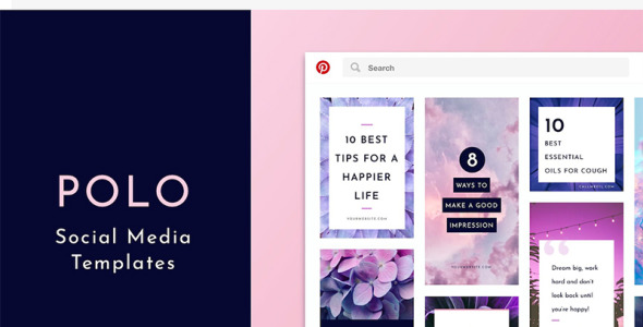 Шаблон для соцсетей на тему графика