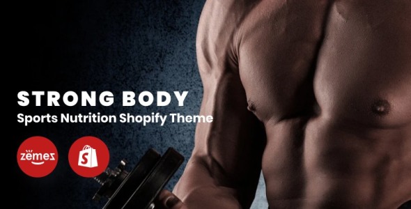 тема спортивного питания shopify