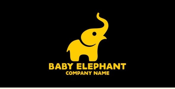 Шаблон логотипа на тему графика