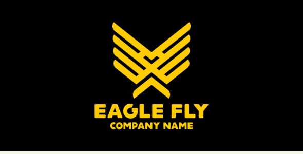 Шаблон логотипа на тему графика