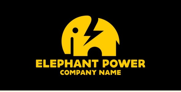 Шаблон логотипа на тему графика