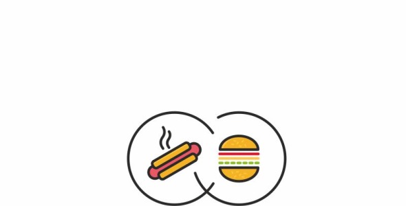 Шаблон логотипа на тему графика