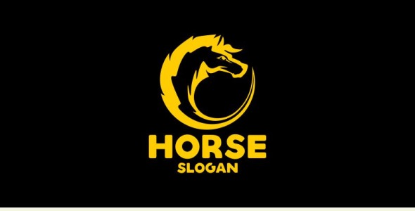 Шаблон логотипа на тему графика