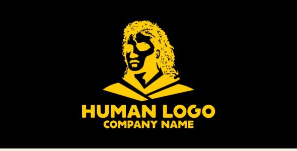 Шаблон логотипа на тему графика