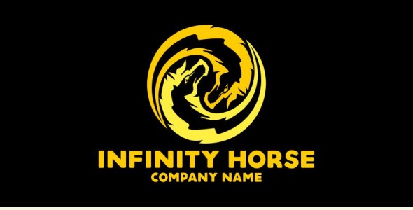 Шаблон логотипа на тему графика