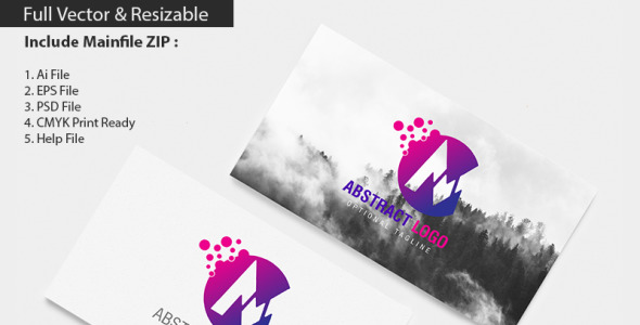 Шаблон логотипа на тему графика