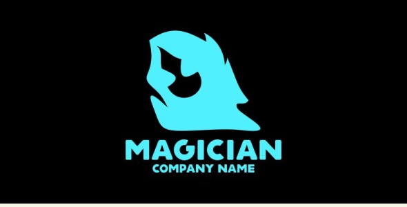 Шаблон логотипа на тему графика