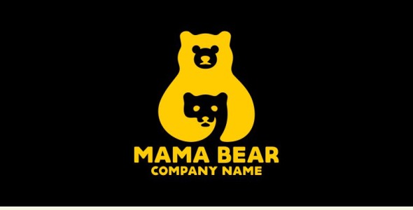 Шаблон логотипа на тему графика