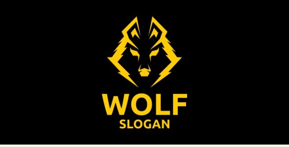 Шаблон логотипа на тему графика