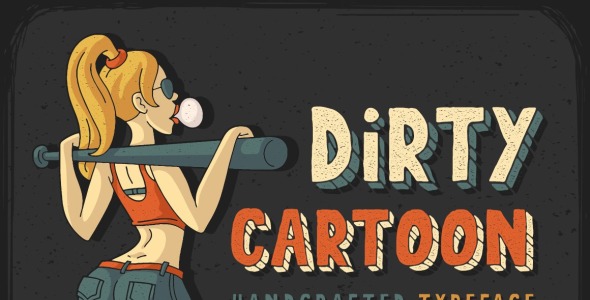 Шрифт на тему графика