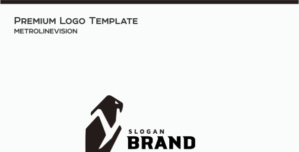 Шаблон логотипа на тему графика