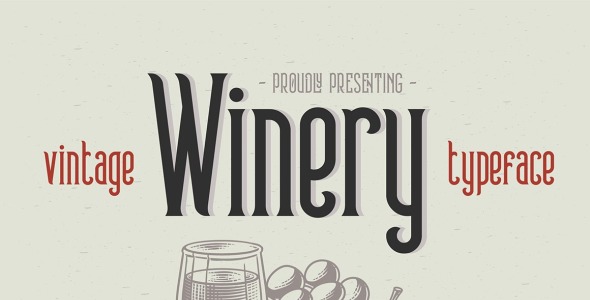 Шрифт на тему графика