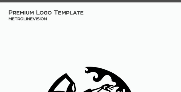 Шаблон логотипа на тему графика