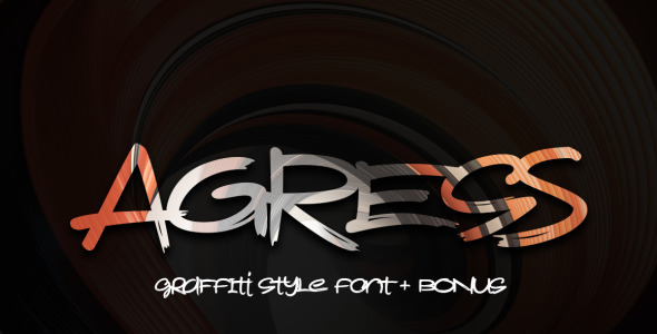 Шрифт на тему графика