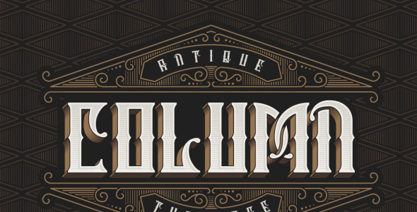 Шрифт на тему графика