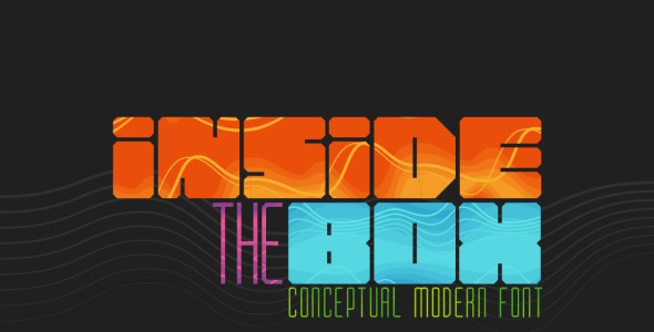 Шрифт на тему графика