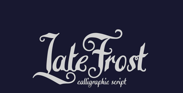 Шрифт на тему графика