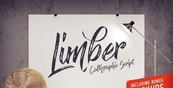 Шрифт на тему графика