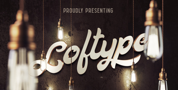 Шрифт на тему графика