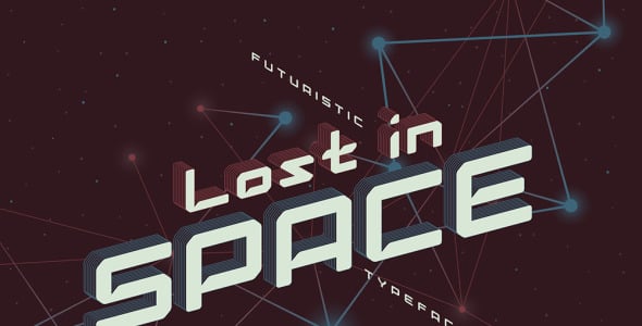 Шрифт на тему графика