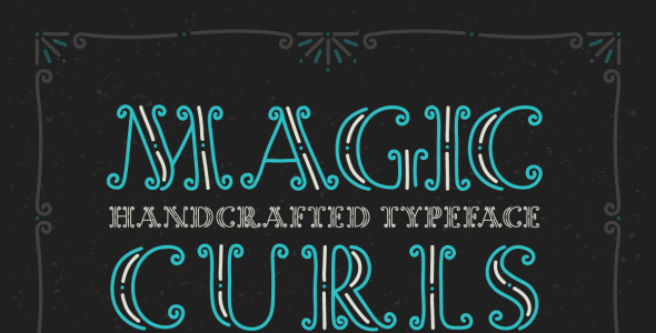 Шрифт на тему графика