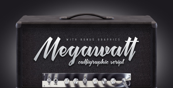 Шрифт на тему графика