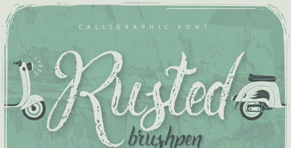 Шрифт на тему графика