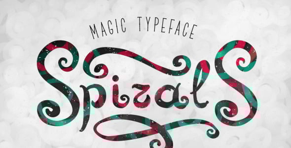 Шрифт на тему графика