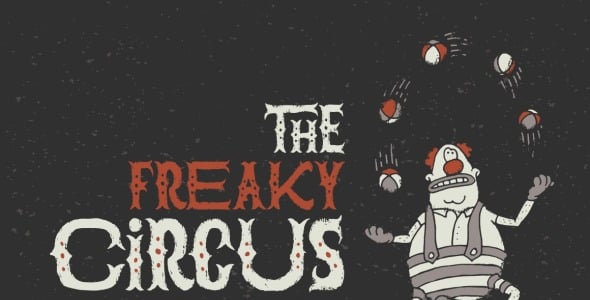 Шрифт на тему графика