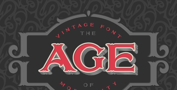 Шрифт на тему графика