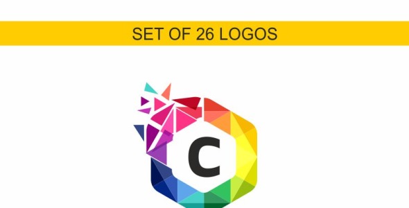 Шаблон логотипа на тему графика