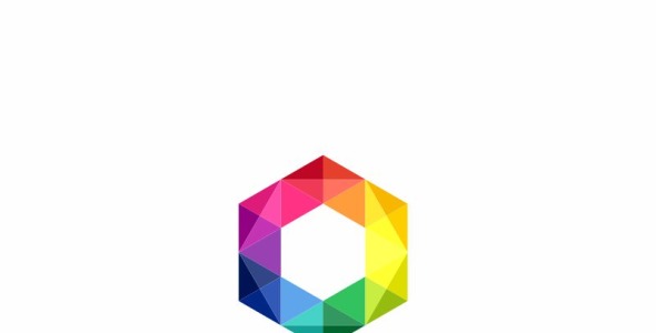 Шаблон логотипа на тему графика