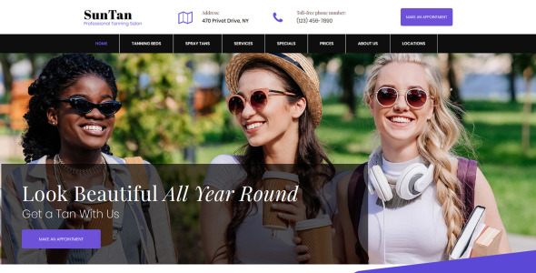 солярий moto cms 3 шаблон
