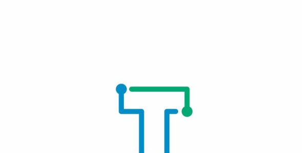 Шаблон логотипа на тему графика