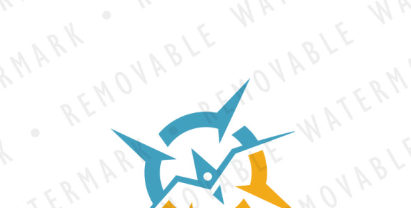 Шаблон логотипа на тему графика