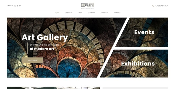 арт отзывчивый элегантный шаблон joomla