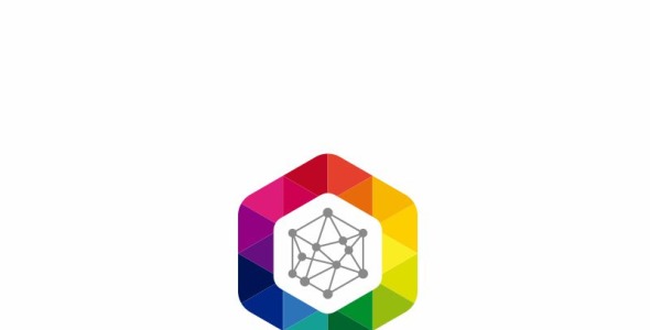 Шаблон логотипа на тему графика