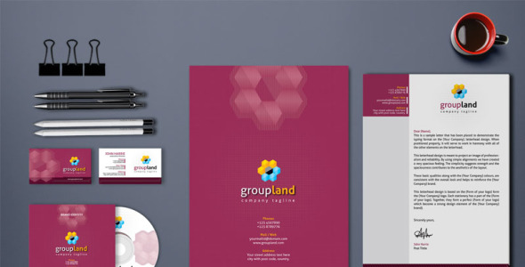 Фирменный стиль на тему графика