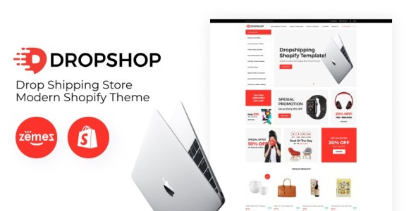drop shipping store modern shopify тема