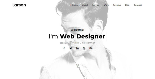 шаблон портфолио шаблон целевой страницы