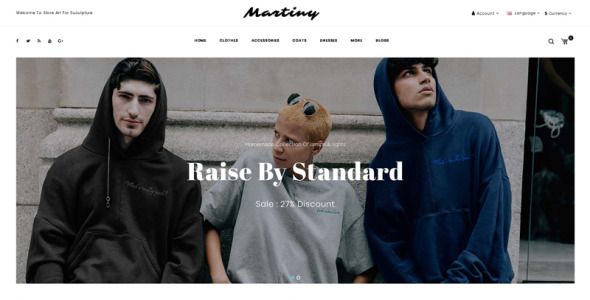 шаблон модного магазина opencart