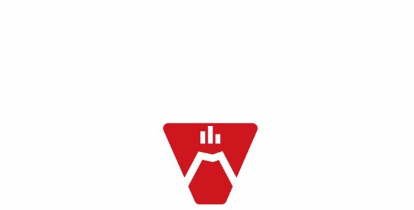 Шаблон логотипа на тему графика