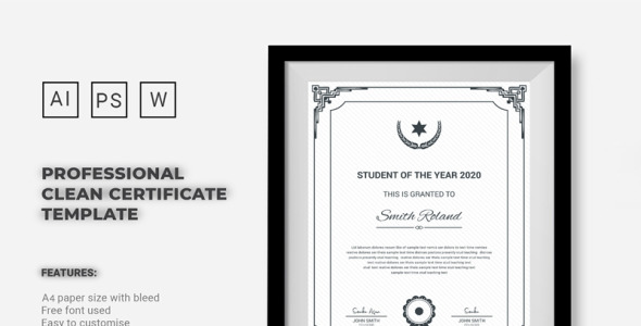 Шаблон сертификата на тему графика